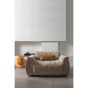 Baggy loveseat 3D chenille - zand