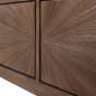 Sun tv-meubel met open vak recycled teak - bruin