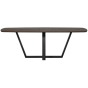 Tablo eettafel deens ovaal 220x100 cm - mystic brown