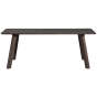 Tablo eettafel afgerond 200x90 cm - mystic brown
