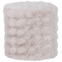 Olven fluffy poef hoog - naturel