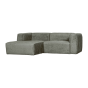 Bean chaise longue bank links structure velvet