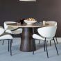 Ronde eettafel Aikin - Ø130x76 cm - travertin