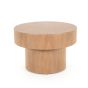 Bobbie bijzettafel ø45 cm - lichtbruin