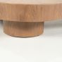 Bobbie salontafel organisch hout - lichtbruin