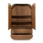 King wandkast hout - naturel