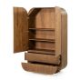 King wandkast hout - naturel