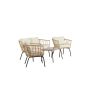 Cem loungeset - naturel - rattan