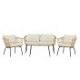 Cem loungeset - naturel - rattan
