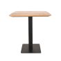 Restauranttafel 70x70x74 cm - sloppy edge - naturel