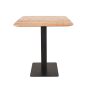 Restauranttafel 70x70x74 cm - sloppy edge - naturel