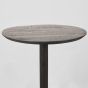 Restauranttafel Ø70x74 cm - sloppy edge - zwart
