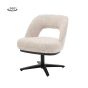 Caldes lounge draaistoel - off white