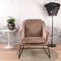 Antonio fauteuil velvet champagne van het woonmerk DS4U