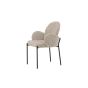 Pavel eetkamerstoel - linnenlook - beige