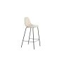 Selo barkruk 77 cm - velvet - beige