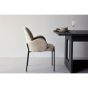 Pavel eetkamerstoel - linnenlook - beige