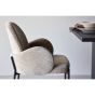Pavel eetkamerstoel - linnenlook - beige