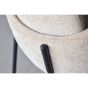 Pavel eetkamerstoel - linnenlook - beige