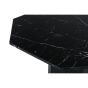 Lino ronde eettafel - ø110 cm - marmer - zwart