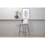 Selo barkruk 77 cm - velvet - beige