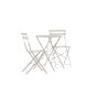 Serkan inklapbare bistro set - beige