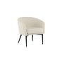 Liro fauteuil - teddy - wit
