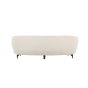 Daniele organische 3-zits bank - 224 cm - boucle - wit