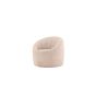 Nuko fauteuil - boucle - beige