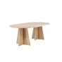 Liro deens ovale eettafel - 230 x 115 cm - naturel