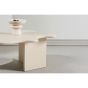 Jensen organische salontafel - 116 x 76 cm - beige