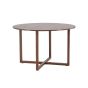 Diallo ronde eettafel - ø120 cm - walnoot