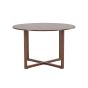 Diallo ronde eettafel - ø120 cm - walnoot