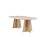 Liro deens ovale eettafel - 230 x 115 cm - naturel