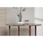 Diallo ronde eettafel - ø120 cm - walnoot
