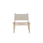 Torres fauteuil - mangohout - naturel/grijs