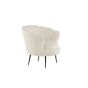Rano fauteuil - teddy - wit