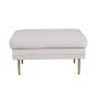 Tess hocker - rib - beige