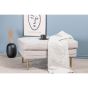 Tess hocker - rib - beige