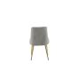 Sino eetkamerstoel - gouden poot - velvet - beige