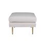 Tess hocker - rib - beige
