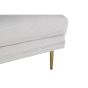 Tess hocker - rib - beige