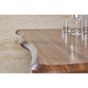 Malik organische eettafel - 180 x 90 cm - walnootlook