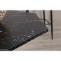 Lino ronde eettafel - ø110 cm - marmer - zwart