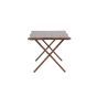 Malik organische eettafel - 180 x 90 cm - walnootlook