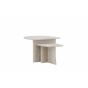 Matilde salontafel - set van 2 - marmerlook