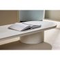 Antonio ovale salontafel - 60 x 190 cm - beige - OUTLET A
