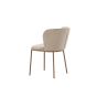 Lorenzo eetkamerstoel - velvet - beige