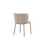 Lorenzo eetkamerstoel - velvet - beige