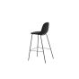 Selo barkruk 77 cm - velvet - zwart